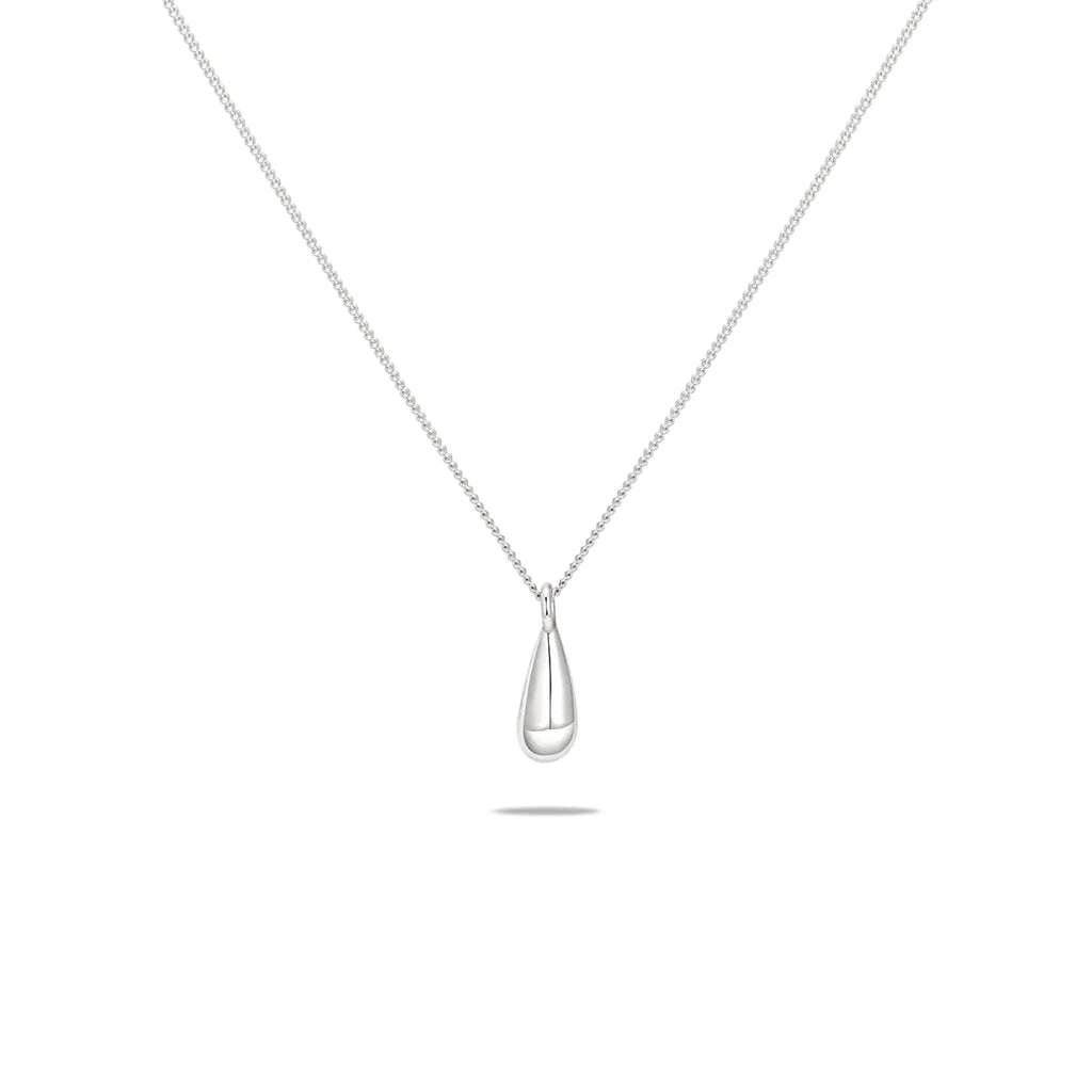 Milan Chiva 14K Gold Plated Teardrop Pendant Necklace for women Dainty Trendy Non Tarnish Pendant Charm Necklaces Fashion Jewelry for Women MNS-1037SL