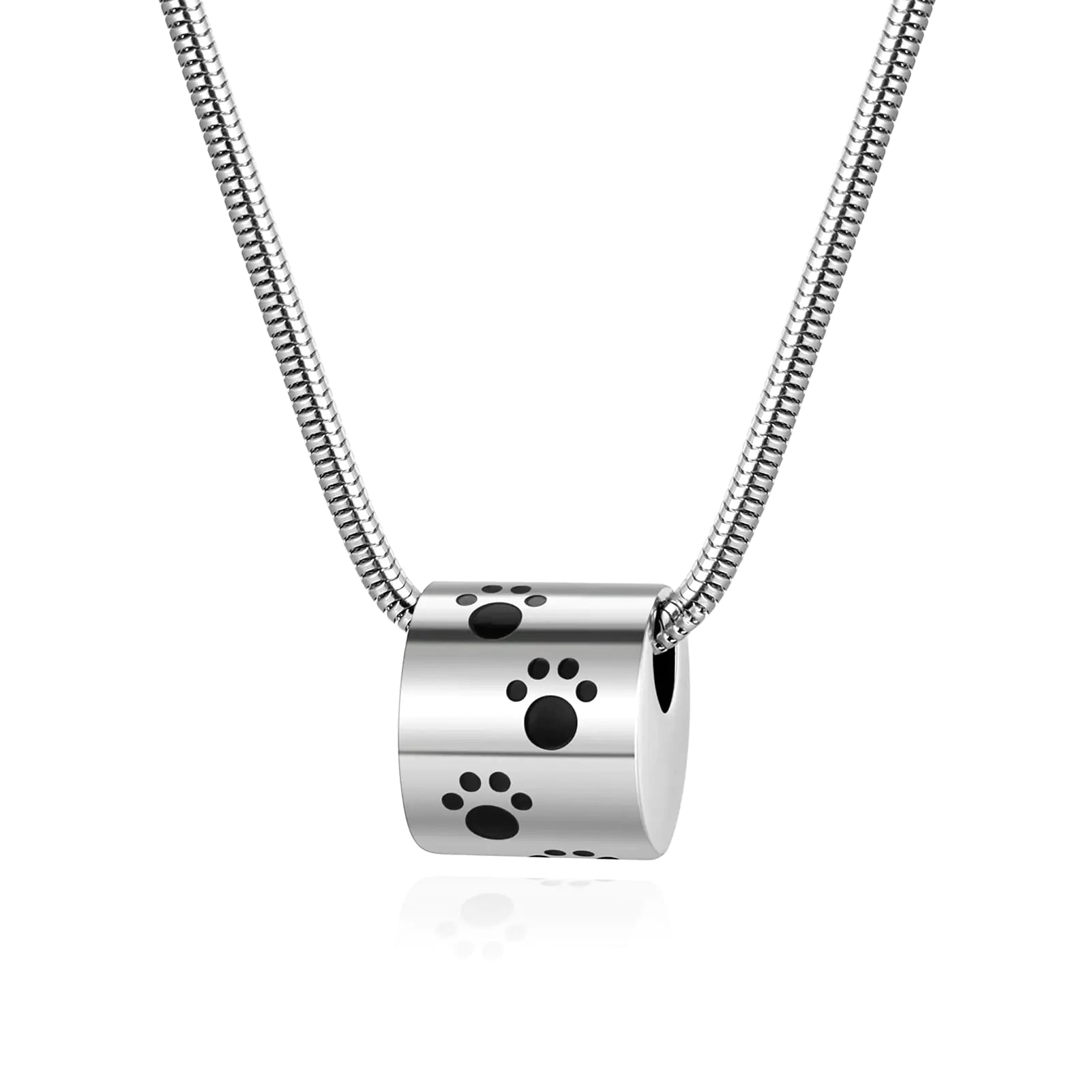 SOITIS Pet Urn Necklace Dog Ashes Necklace Cremation Necklace for Dog Cat Ashes Memorial Urn Necklaces