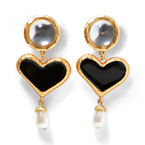Geometric Glass Diamond Earrings for Women