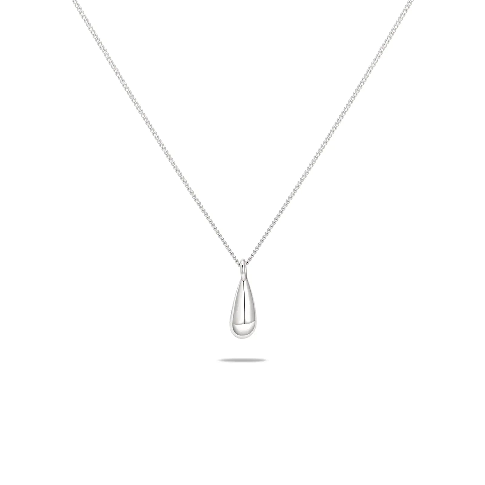 Milan Chiva 14K Gold Plated Teardrop Pendant Necklace for women Dainty Trendy Non Tarnish Pendant Charm Necklaces Fashion Jewelry for Women MNS-1037SL